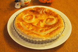 かぼちゃの一番おいしい食べ方：煮物以外の人気レシピのおかず⇒かぼちゃパイ（パンプキンパイ）