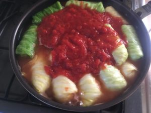 トマト煮ロールキャベツ：キャベツ＆トマト缶の副菜・付け合わせ