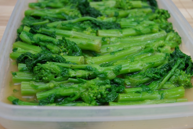 菜の花の煮浸しの作り置き簡単レシピ！冷蔵・冷凍の日持ち・賞味期限