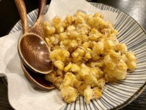 とうもろこしのかき揚げ：うどんに合う天ぷら具材・種類、ネタ
