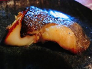 焼き魚料理のおかず：ギンダラの西京焼き
