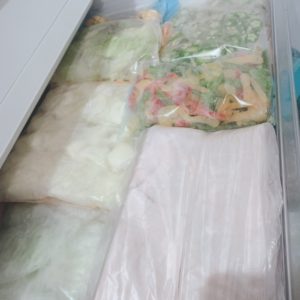 下味冷凍の冷凍保存：綺麗に並べる方法