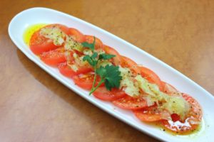 サラダ風の副菜：冷やしトマト