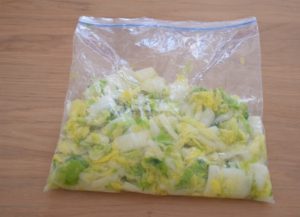 白菜の漬物の冷凍保存：日持ち期間、賞味期限