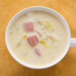 豆乳スープの人気レシピ！簡単⇒定番のベーコン＋白菜の黄金比率のコンソメ味