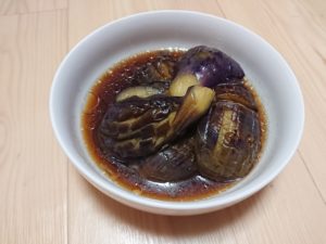 八宝菜に合う副菜レシピ：なすの煮浸し