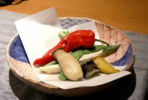 天ぷら以外！そうめんに合うおかずの献立：夏野菜とパプリカの素揚げ