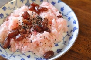北海道のお盆料理と献立のおかず：赤飯
