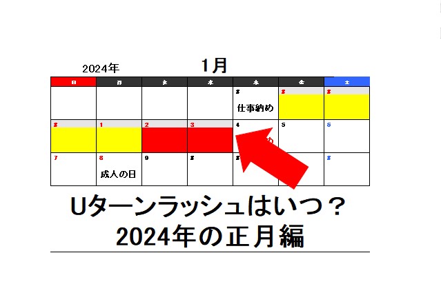 【2024】正月のUターンラッシュはいつ？新幹線・高速道路と年末年始