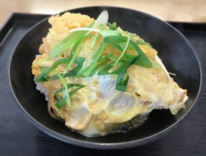 野菜の天ぷら＋卵とじ丼