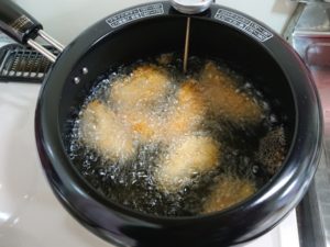 冷凍カキフライの揚げ方-温度、揚げる時間-